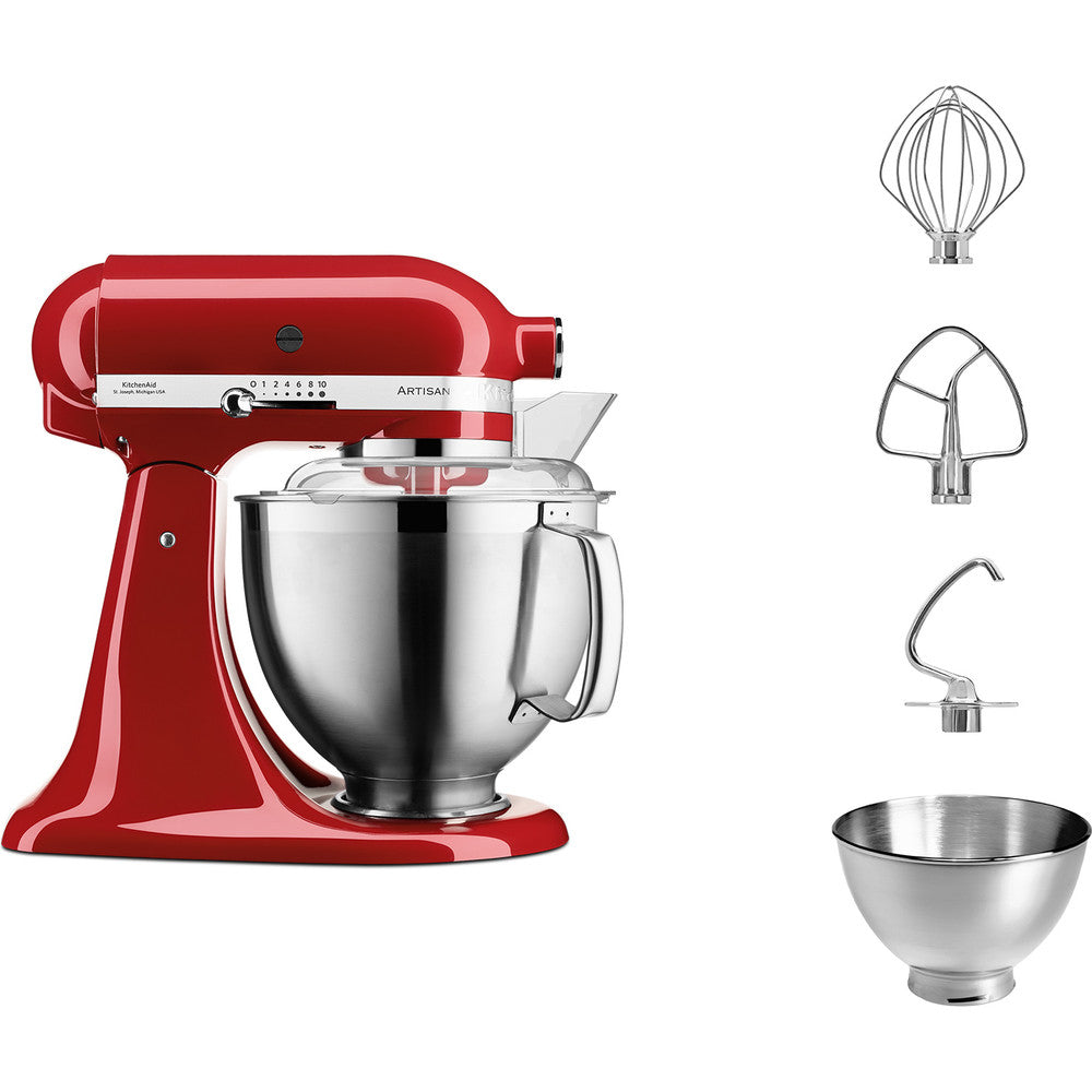 KitchenAid Artisan 5KSM185PS Robot de Cuisine 300 W 4,8 L Rouge
