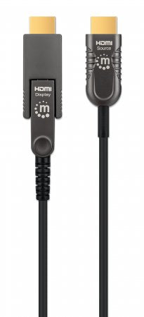 Manhattan 355544 Câble HDMI vers Micro HDMI, 70 m, Type A vers Type D, Noir
