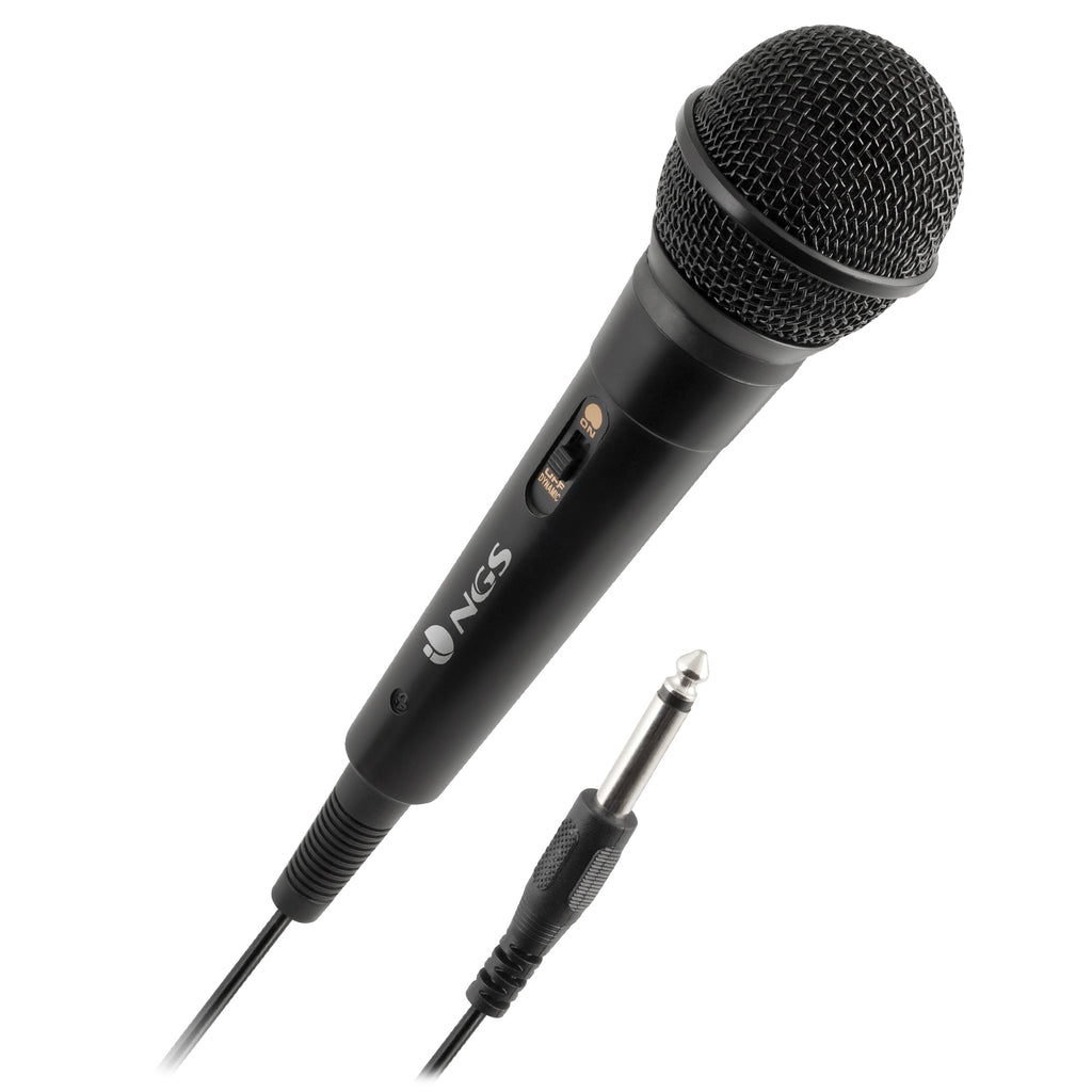 NGS Singer Fire Microphone de Karaoké, Noir