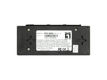 LevelOne POI-2002 Adaptateur et Injecteur PoE Fast Ethernet 52 V