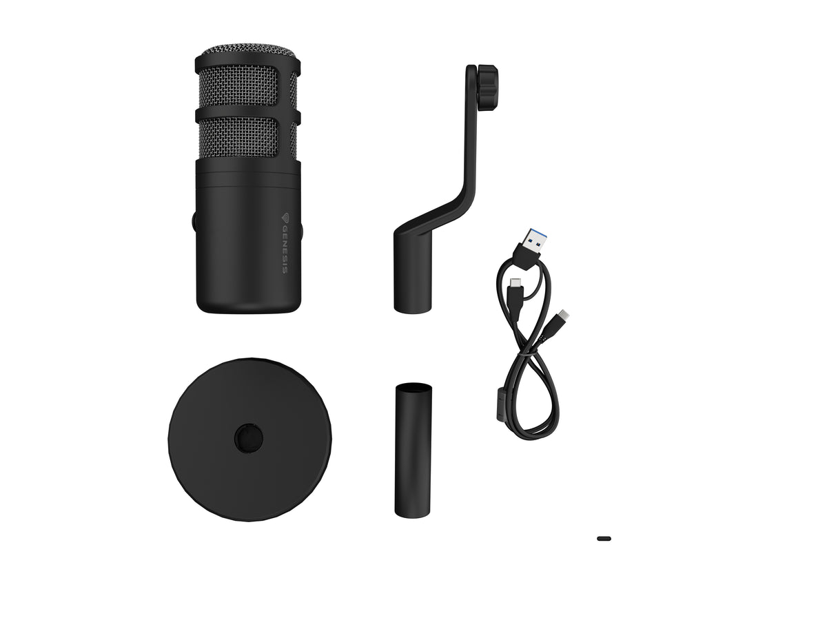 GENESIS Radium 350D Noir Microphone de PC