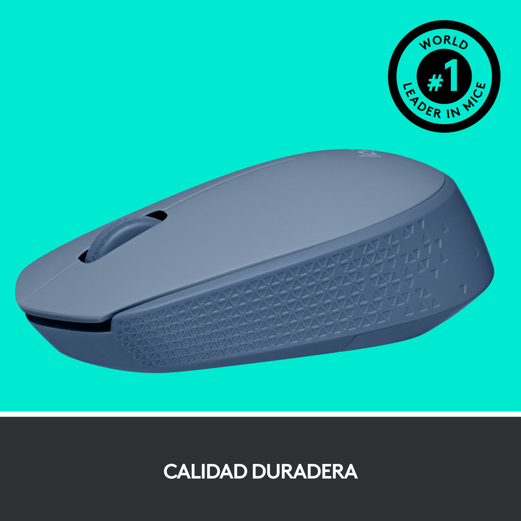Logitech M171 Souris Optique Sans Fil, Bleue