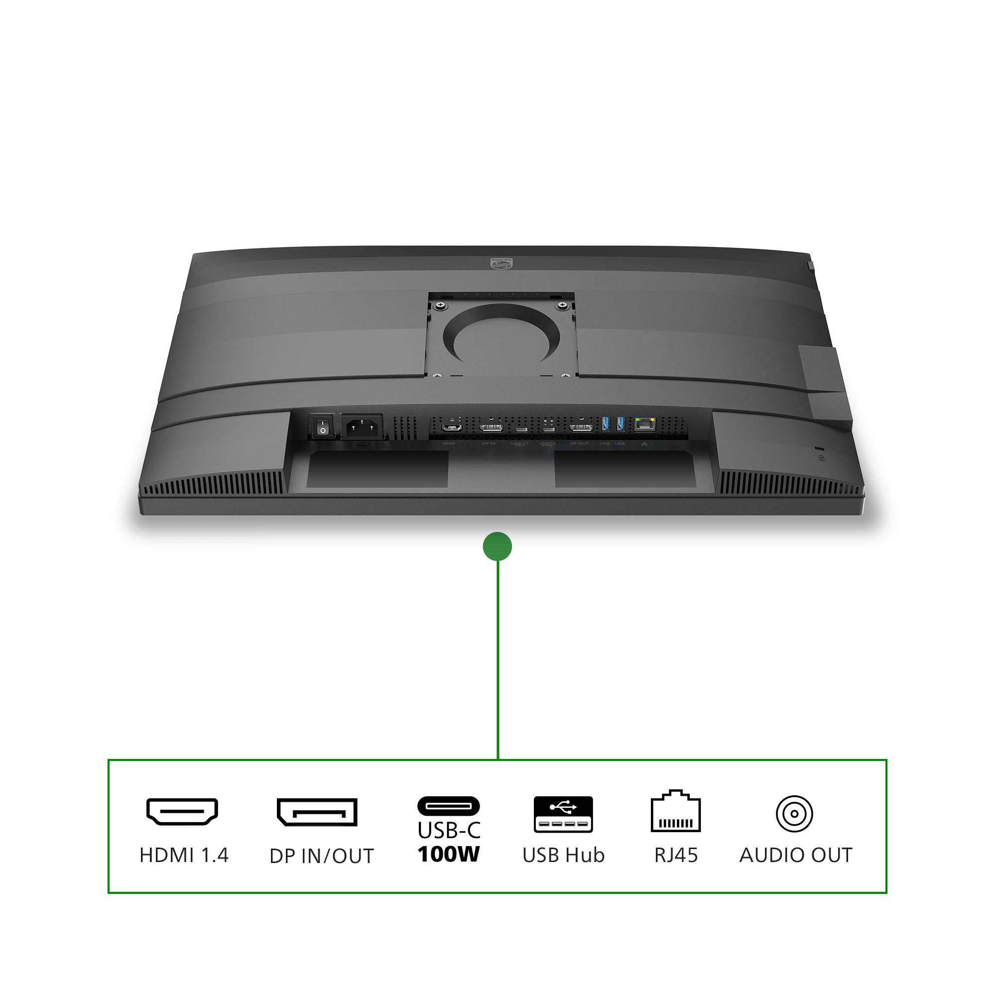 Philips 5000 series 24B2G5301/00 écran plat de PC 60,5 cm (23.8") 1920 x 1080 pixels Full HD LCD Noir