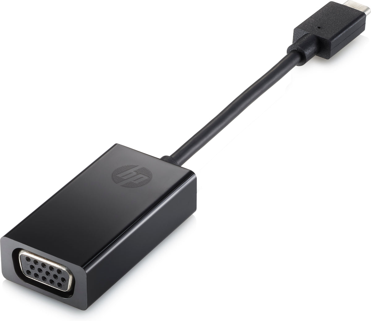 HP Adaptateur USB-C vers VGA, Résolution 2560 x 1600 pixels, Noir