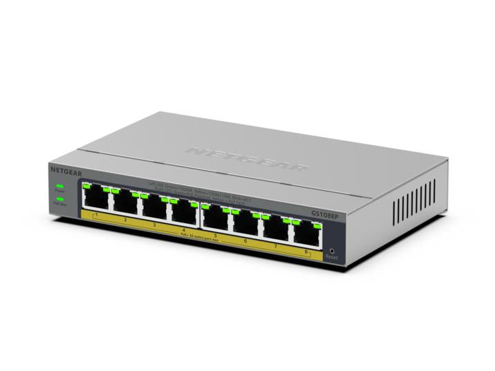 NETGEAR GS108EP Géré L2/L3 Gigabit Ethernet (10/100/1000) Gris