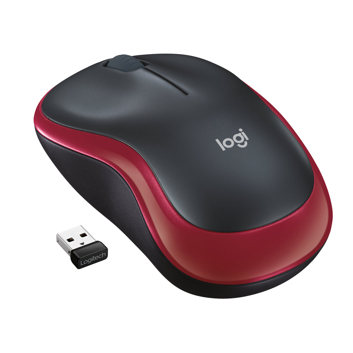 COMPUTER MOUSE LOGITECH M185 RED