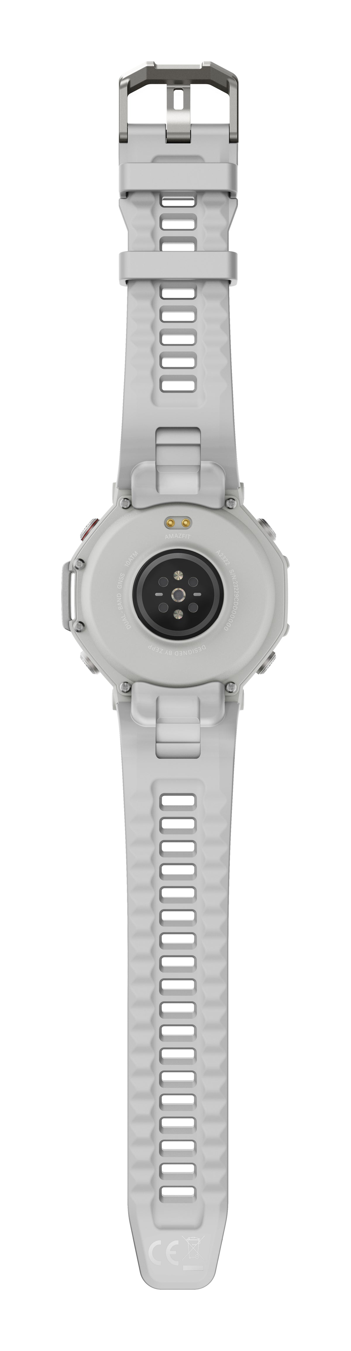 Amazfit T-Rex 3 3,81 cm (1.5") AMOLED Numérique 480 x 480 pixels Écran tactile Acier inoxydable GPS (satellite)