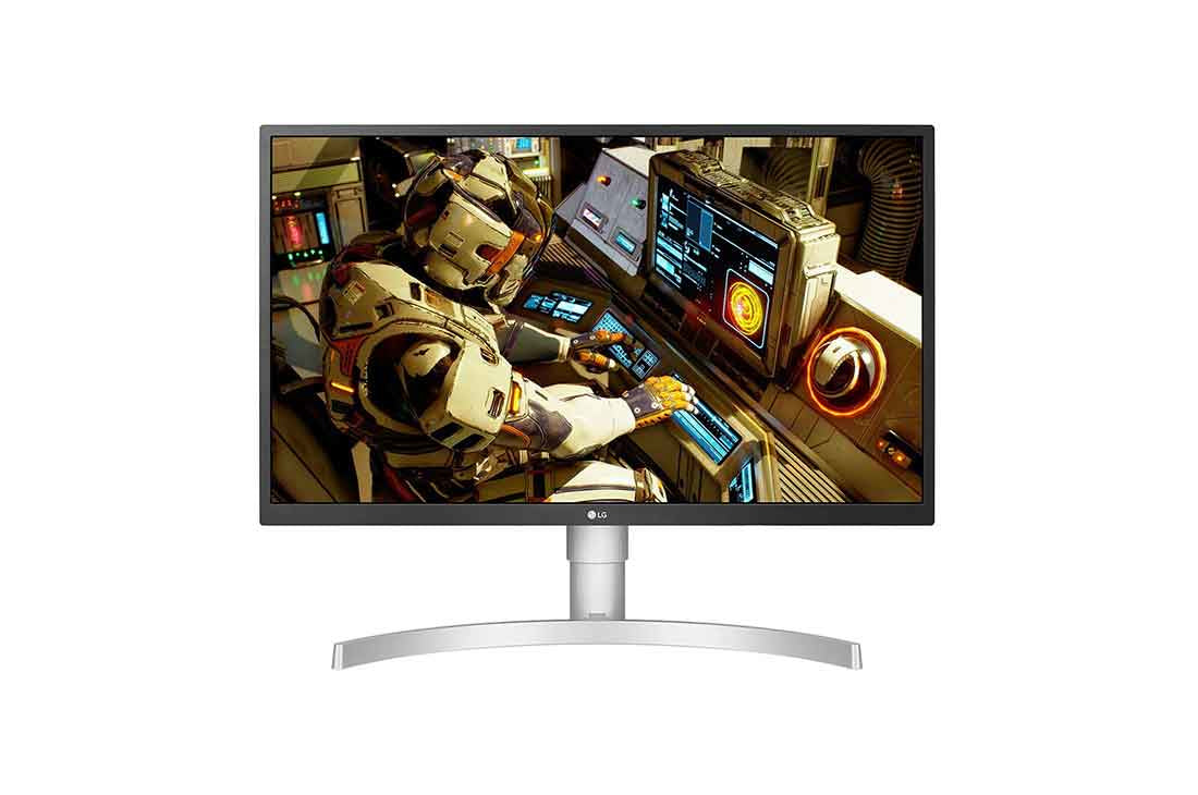 LG 27UL550P-W.AEU Écran PC Plat 27" 4K Ultra HD 3840 x 2160 pixels Argent
