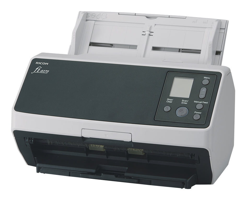 Ricoh fi-8170 Scanner avec Chargeur Automatique de Documents (ADF) et Manuel, 600 x 600 DPI, A4, Noir et Gris