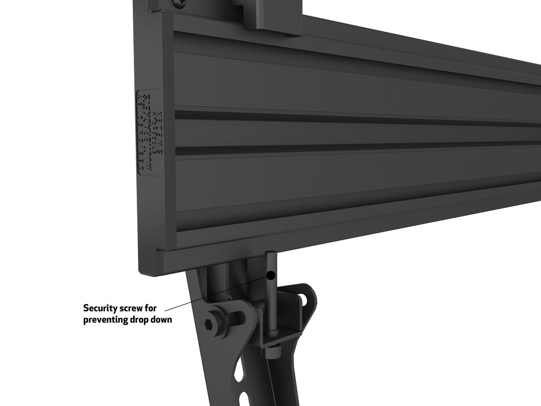 Multibrackets 8458 montage des affichages de messages 165,1 cm (65") Noir
