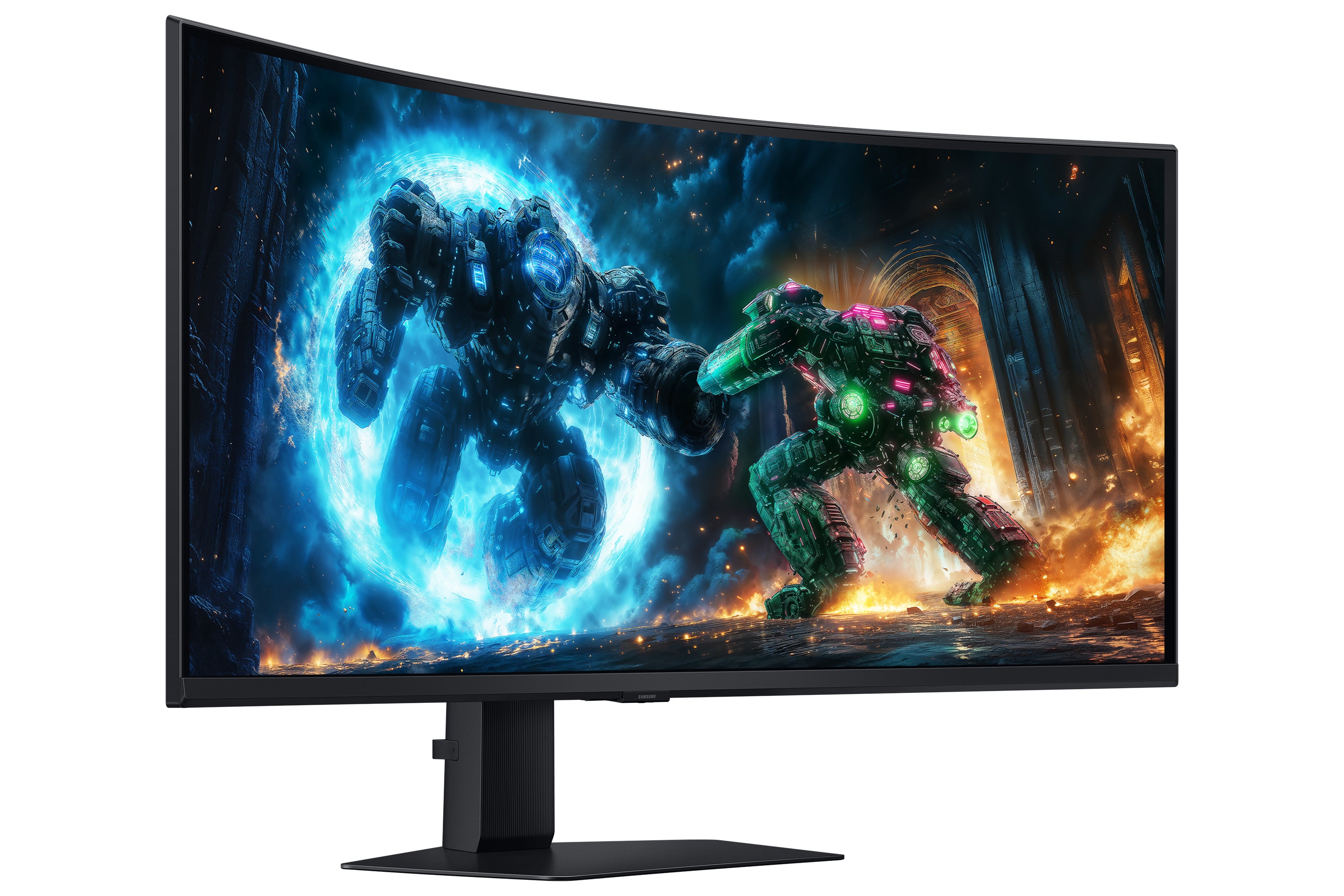 Samsung G75F écran plat de PC 101,6 cm (40") 5120 x 2160 pixels WUHD LCD Noir