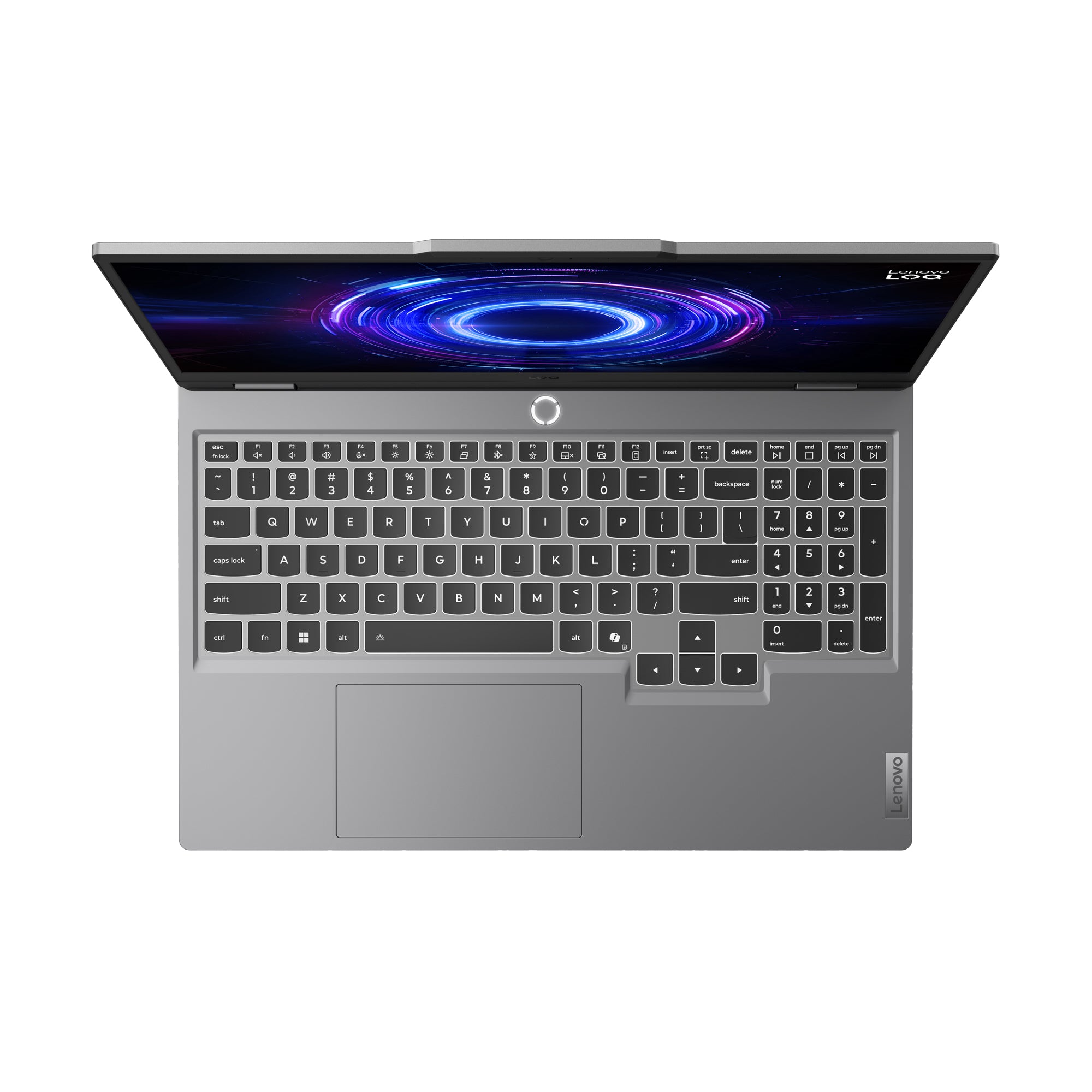 Lenovo LOQ 15IRX10 Intel® Core™ i5 i5-13450HX Ordinateur portable 39,6 cm (15.6") Full HD 12 Go DDR5-SDRAM 512 Go SSD NVIDIA GeForce RTX 5050 Wi-Fi 6 (802.11ax) Windows 11 Home Anglais Gris