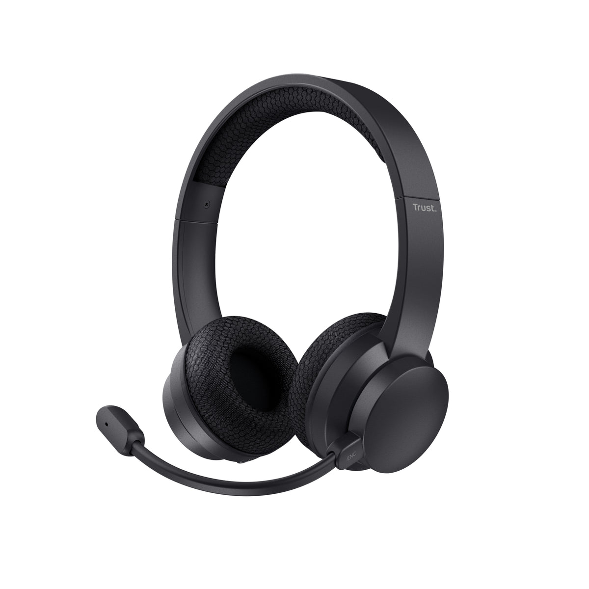 Trust Ayda Casque Bluetooth et Filaire, Arceau, Appels et Musique, USB Type-C, Noir