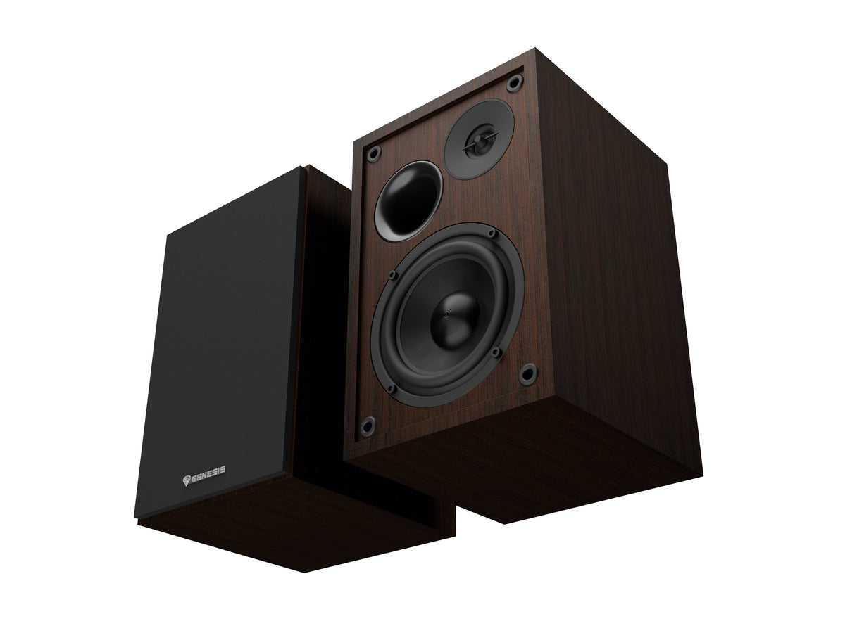 Haut-parleur NGS-2344 Marron, Filaire et Sans Fil, 20 W