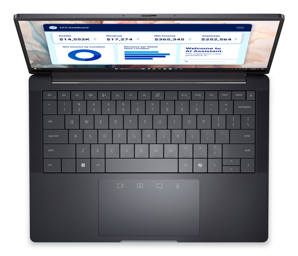 DELL Pro 13 Premium PA13250 Copilot+ PC Intel Core Ultra 7 268V Ordinateur portable 33,8 cm (13.3") Écran tactile Quad HD+ 32 Go LPDDR5x-SDRAM 512 Go SSD Wi-Fi 7 (802.11be) Windows 11 Pro Allemand Gris