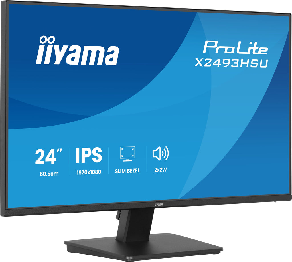 iiyama ProLite X2493HSU-B1 écran plat de PC 60,5 cm (23.8") 1920 x 1080 pixels Full HD LED Noir