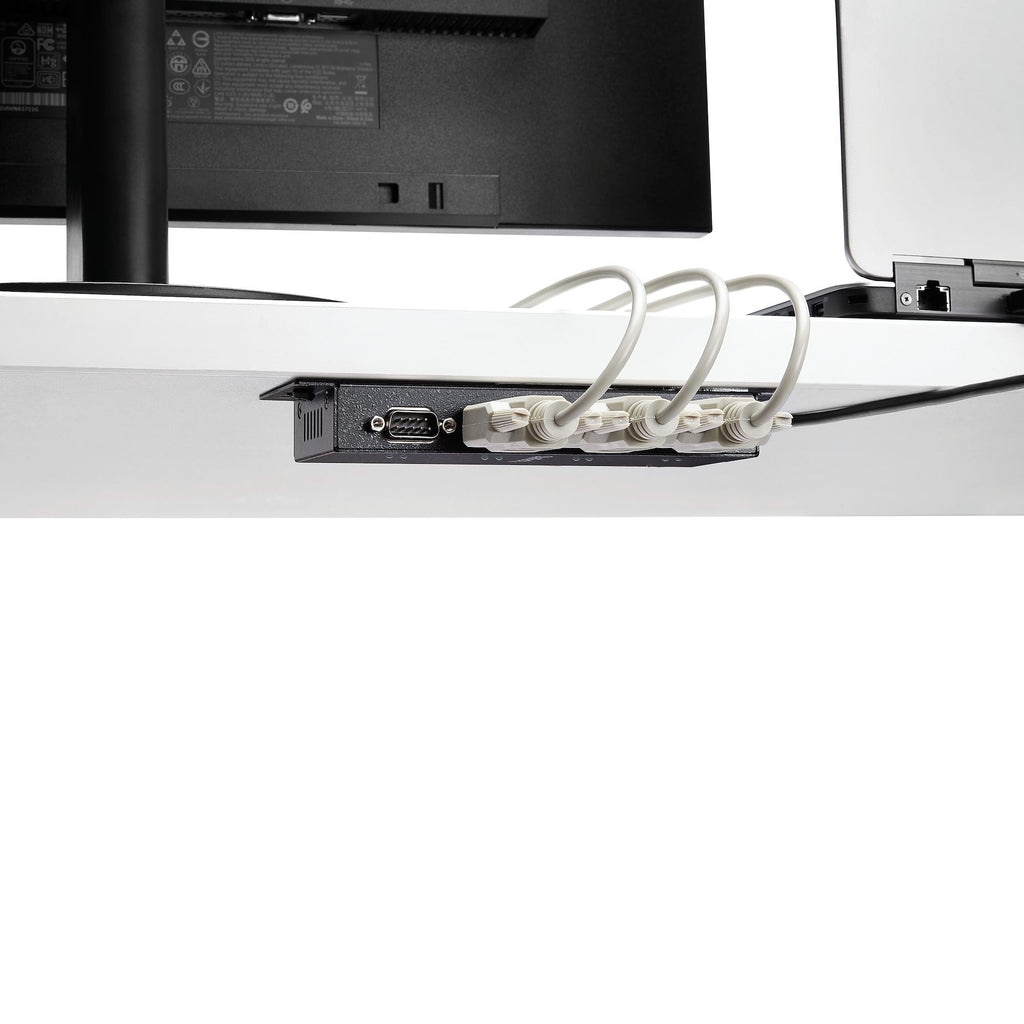StarTech.com Hub Adaptateur USB vers Série DB9 RS232 4 Ports, Montage Rail DIN et Mural
