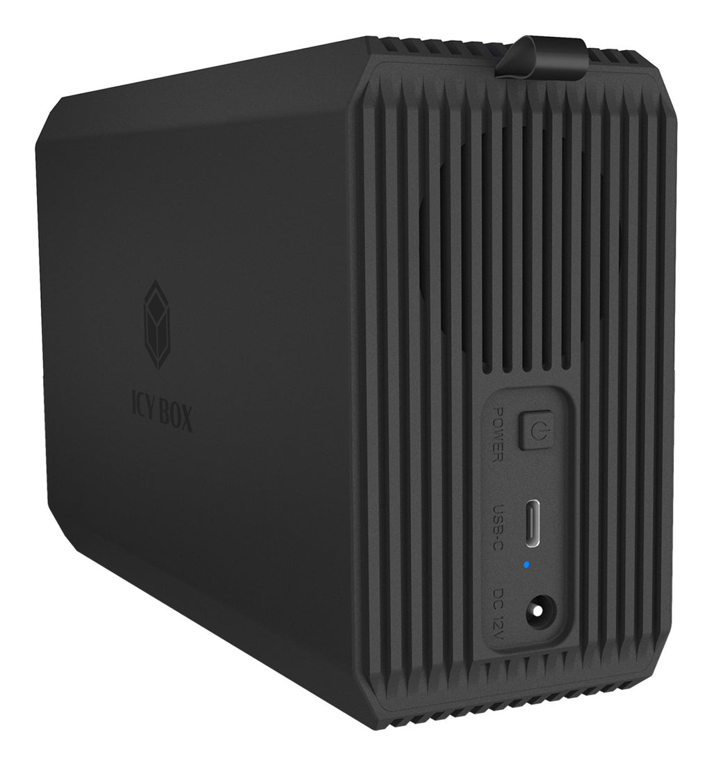 ICY BOX IB-RD3720-CU3 Boîtier disque dur/SSD Noir 2.5/3.5"