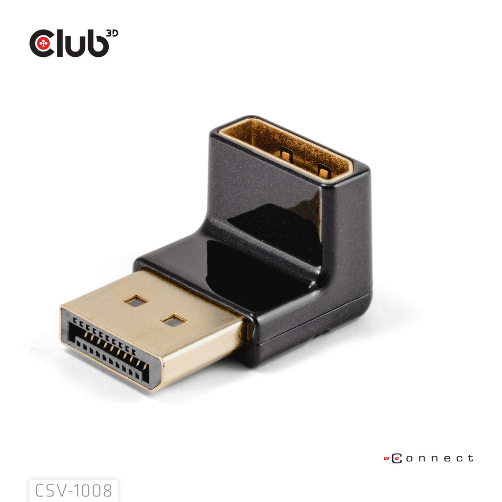 CLUB3D CAC-1008 Adaptateur Changeur de Genre DisplayPort, Noir