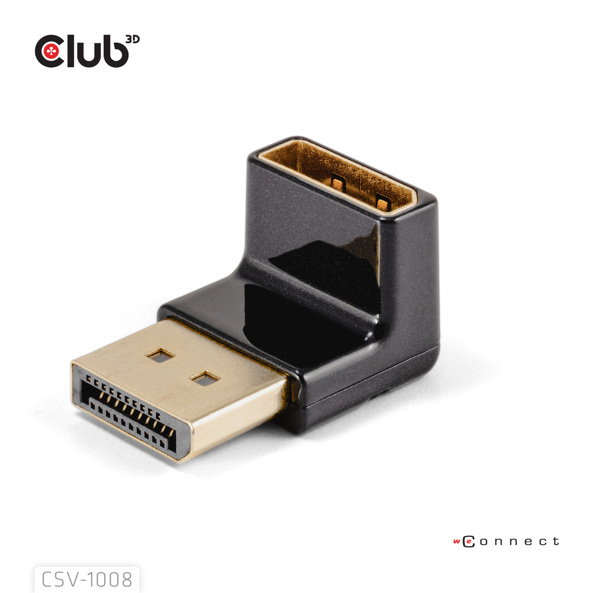 CLUB3D CAC-1008 Adaptateur Changeur de Genre DisplayPort, Noir