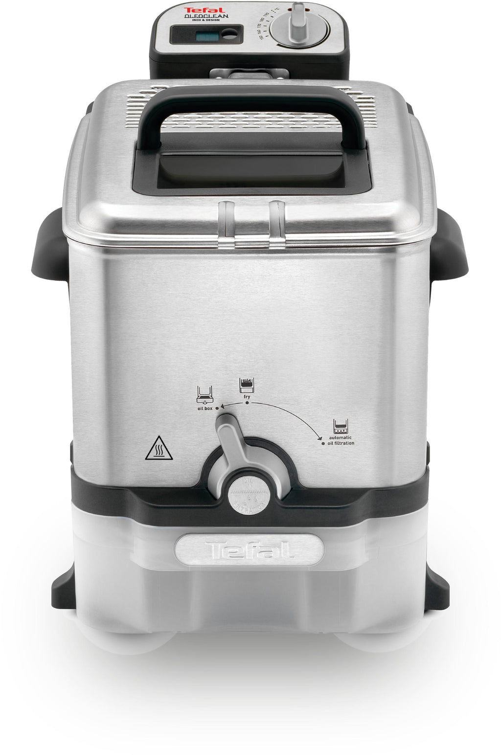 Tefal FR8041 Friteuse Unique 3,5 L 2300 W, Argent