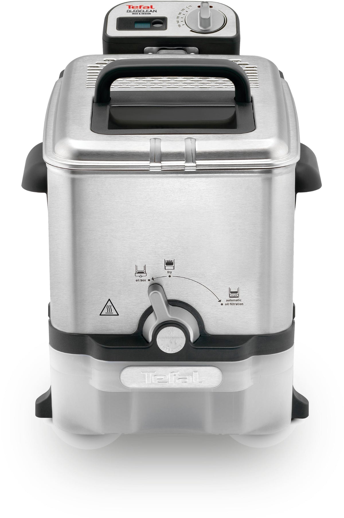 Tefal FR8041 Friteuse Unique 3,5 L 2300 W, Argent