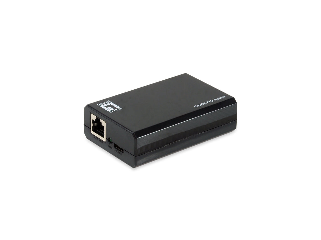 Séparateur Voix-Données POS-5001 Ethernet avec Support PoE, Noir