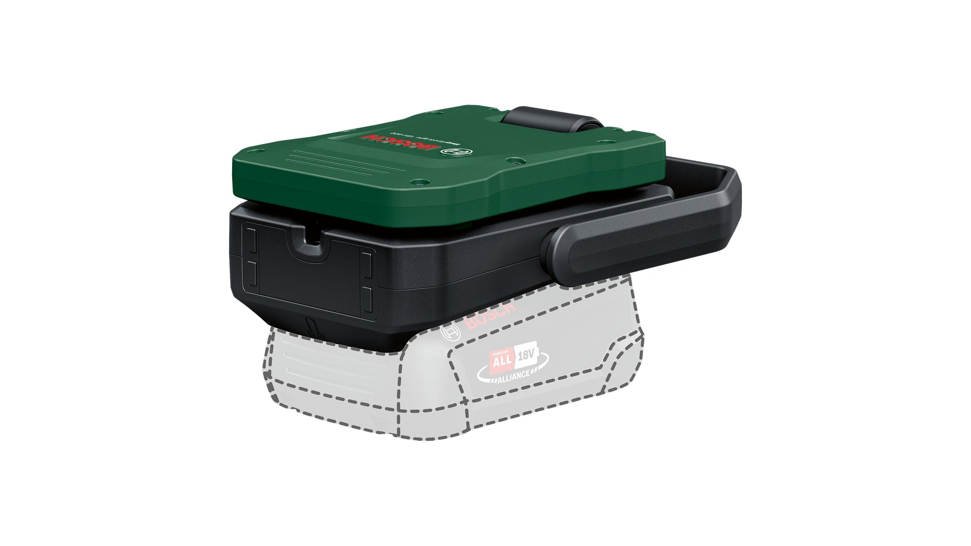 Bosch Bosch EasySpotLight 18V-400 Noir, Vert Lampe-torche universelle LED