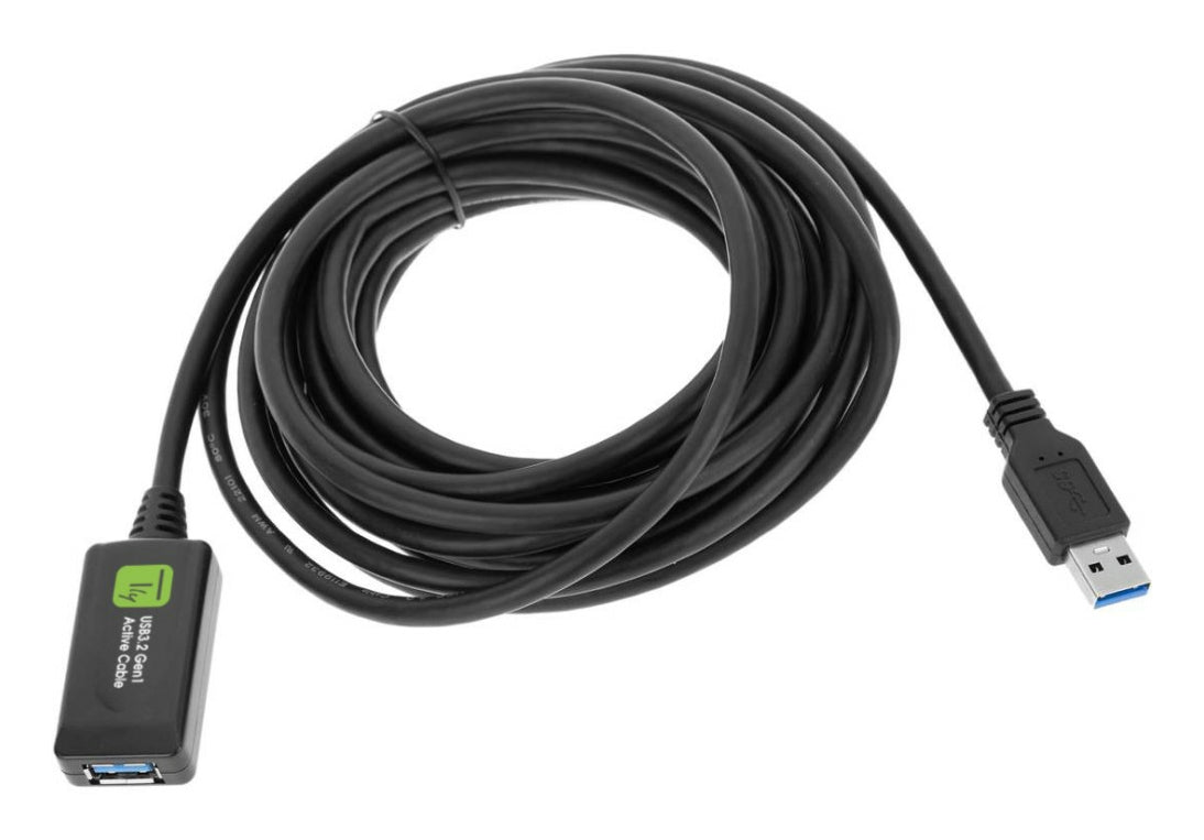 Câble USB 3.2 Gen 1 (3.1 Gen 1) USB-A vers USB-A, 5 m, Noir, ICUR3050G