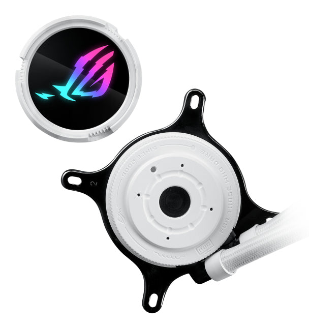 ASUS ROG Strix LC III 240 ARGB White Edition Processeur Kit de refroidissement du liquide 12 cm Blanc