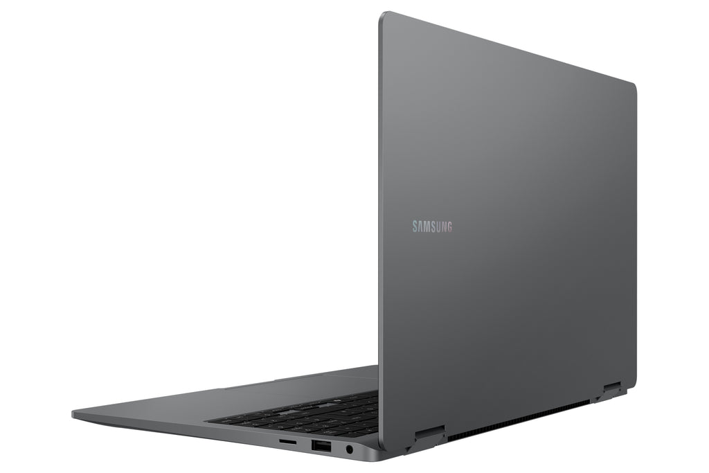 Samsung Galaxy Book5 360 Intel Core Ultra 7 256V Hybride (2-en-1) 39,6 cm (15.6") Écran tactile Full HD 16 Go LPDDR5x-SDRAM 512 Go SSD Wi-Fi 7 (802.11be) Windows 11 Pro Allemand Gris