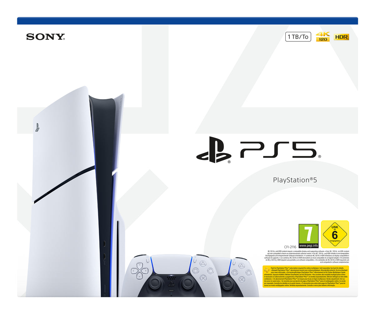 Sony 1000050116 Console de Jeux 1 To Wi-Fi, Noir, Blanc