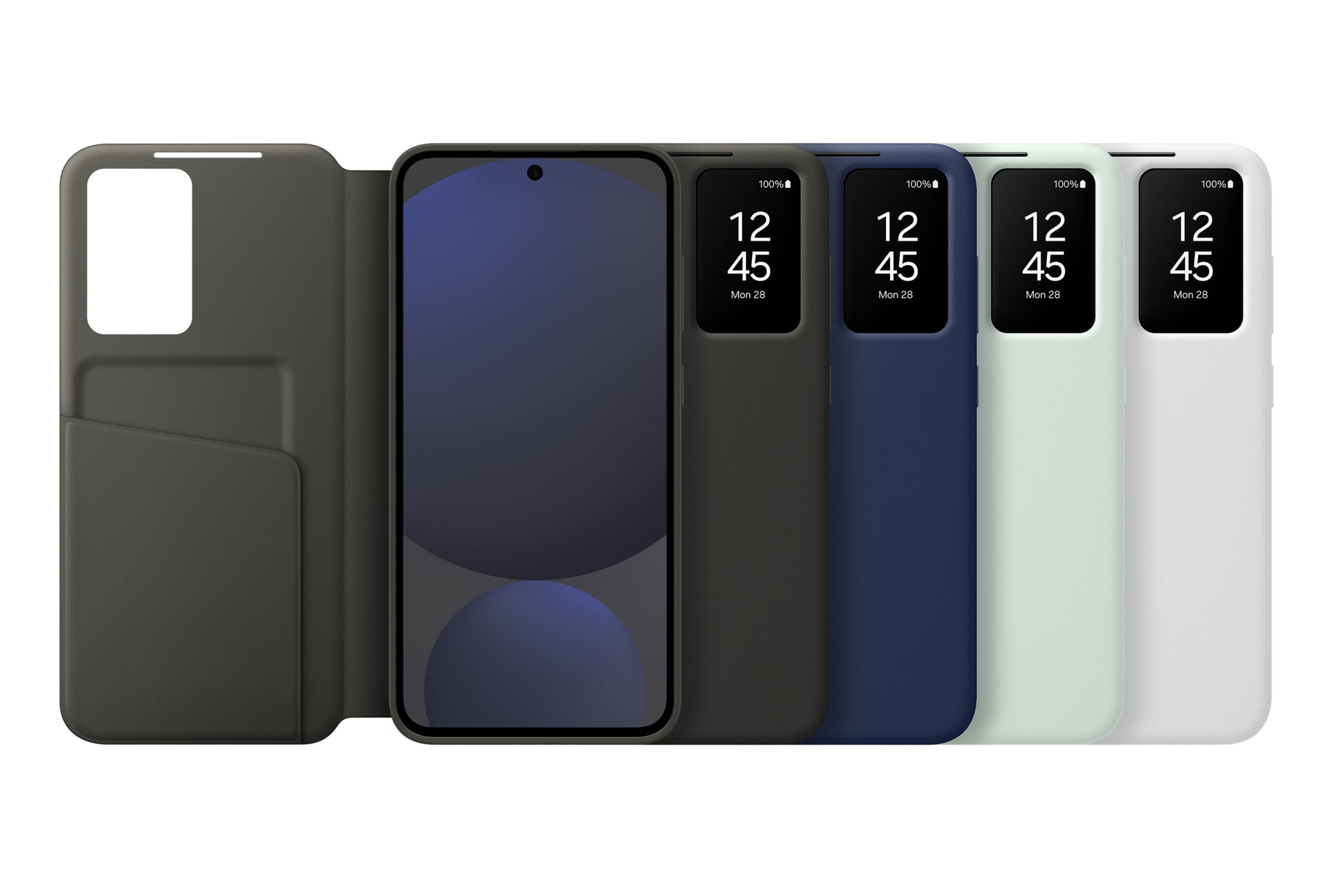 Samsung Samsung Coque Smart View avec porte-carte pour Galaxy S24 FE