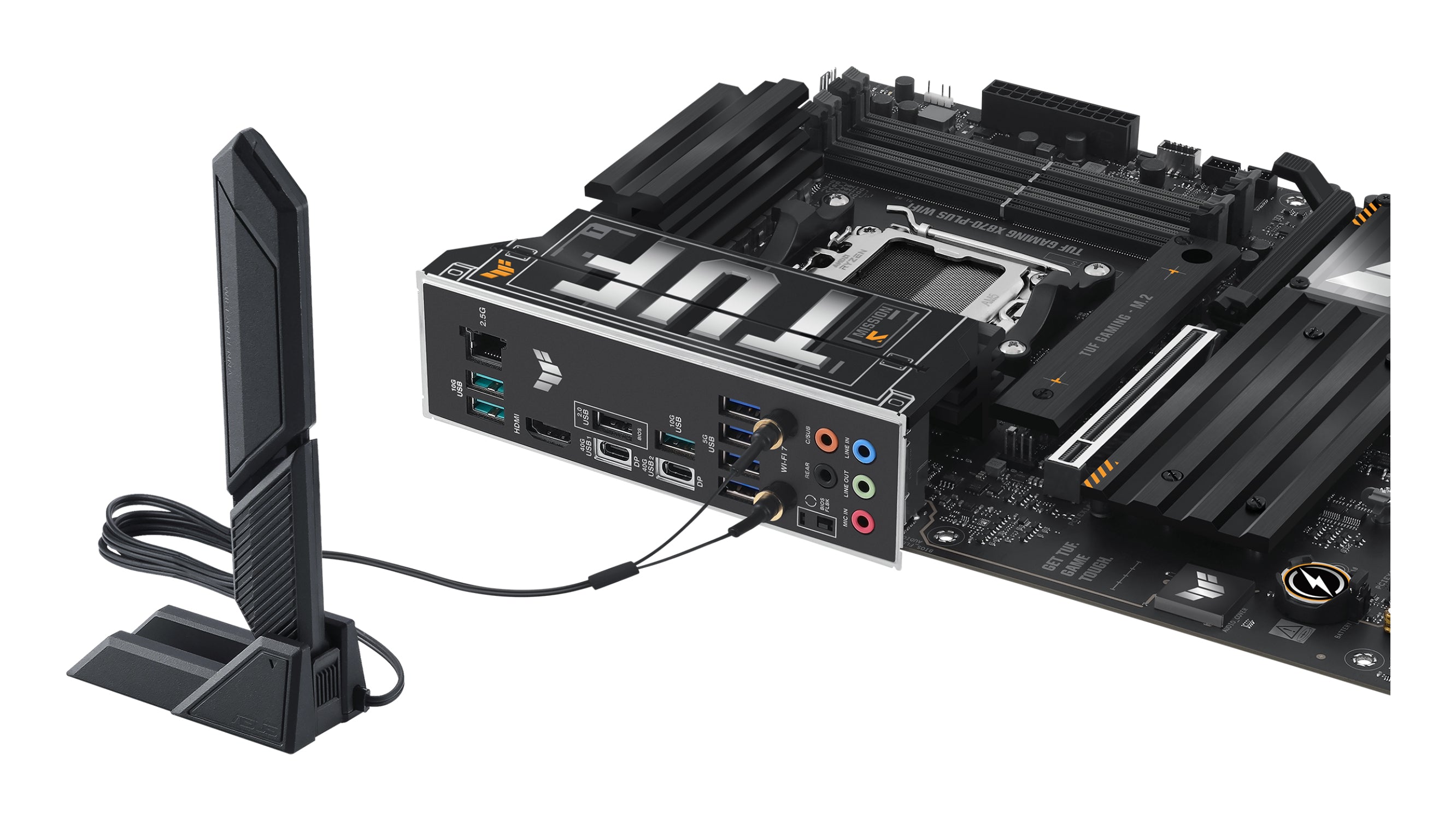 ASUS TUF GAMING X870-PLUS WIFI AMD X870 Emplacement AM5 ATX
