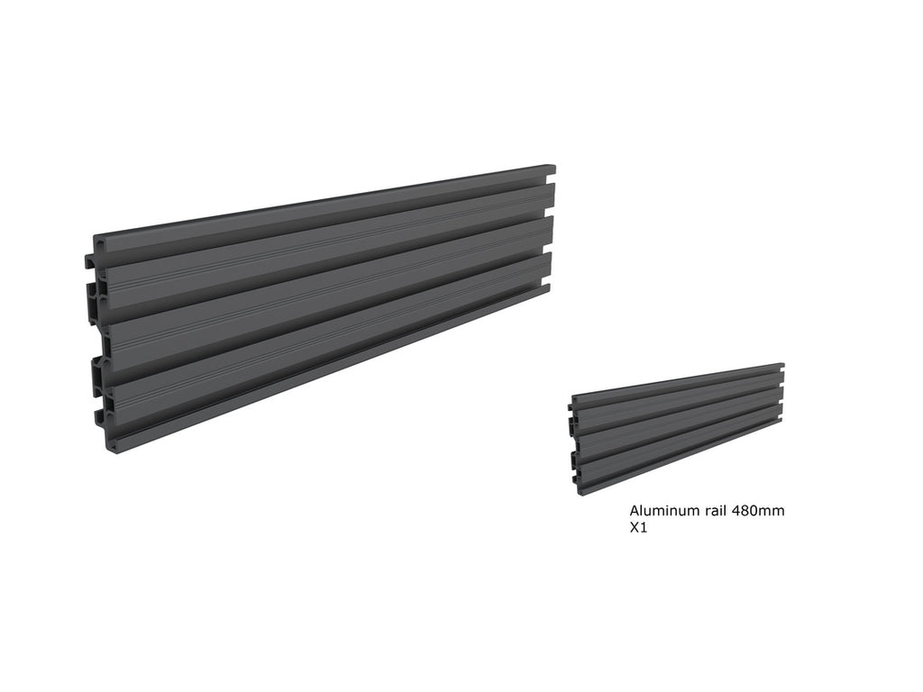 Accessoire de Montage de Moniteurs 5082, Glissière en Aluminium, Noir