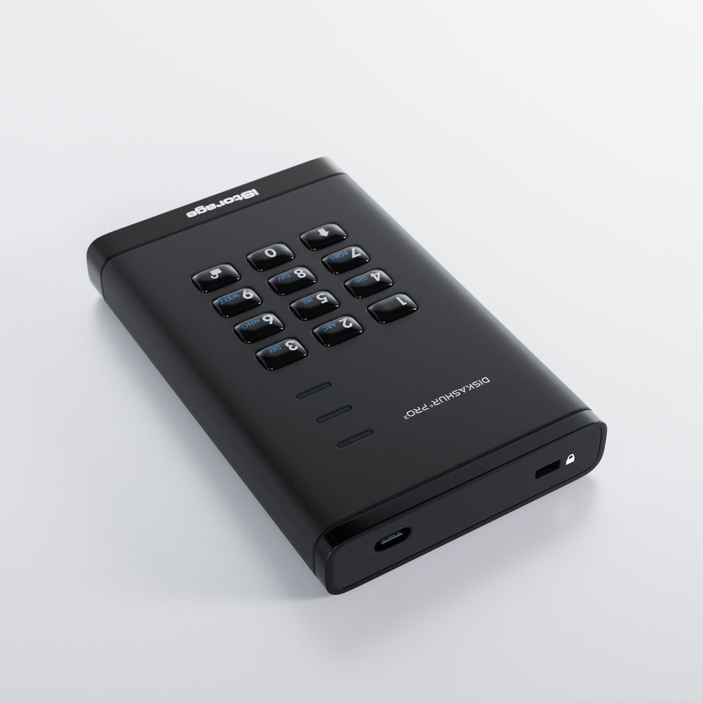 iStorage diskAshur PRO3 SSD 2 To USB Type-A / USB Type-C 3.2 Gen 1 (3.1 Gen 1) Noir
