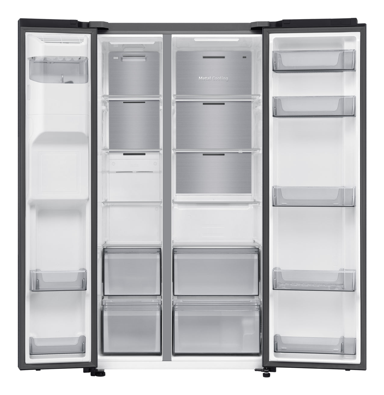 Samsung RS70F64KDF frigo américain Pose libre 640 L Noir