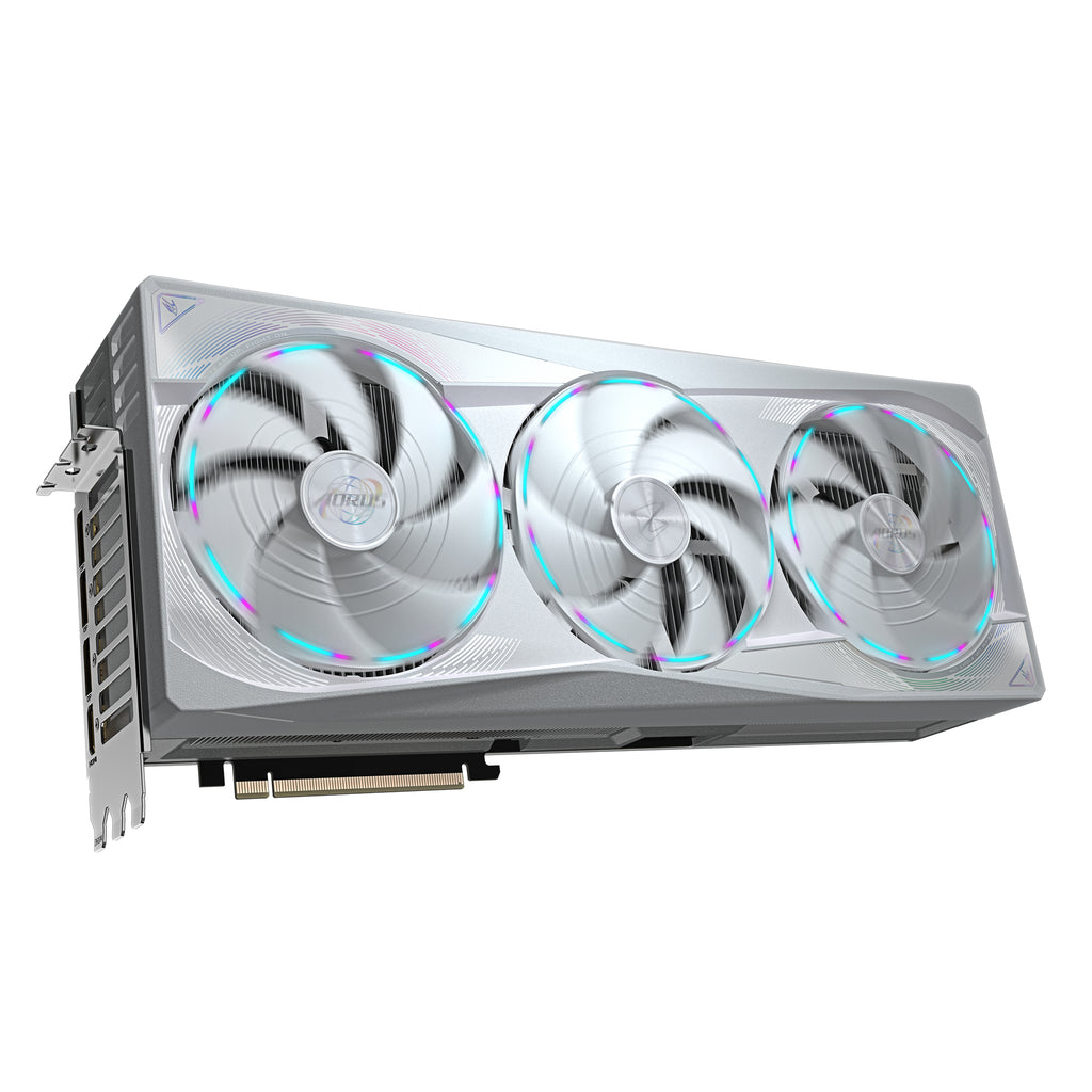 GIGABYTE AORUS GeForce RTX 5090 MASTER ICE 32G Carte Graphique - 32 Go GDDR7, 512 bits, PCI-E 5.0, 2655MHz Fréquence du Cœur, 3 x DP 2.1a, 1 x HDMI 2.1b, NVIDIA DLSS 4, GV-N5090AORUSM ICE-32GD - vue 3