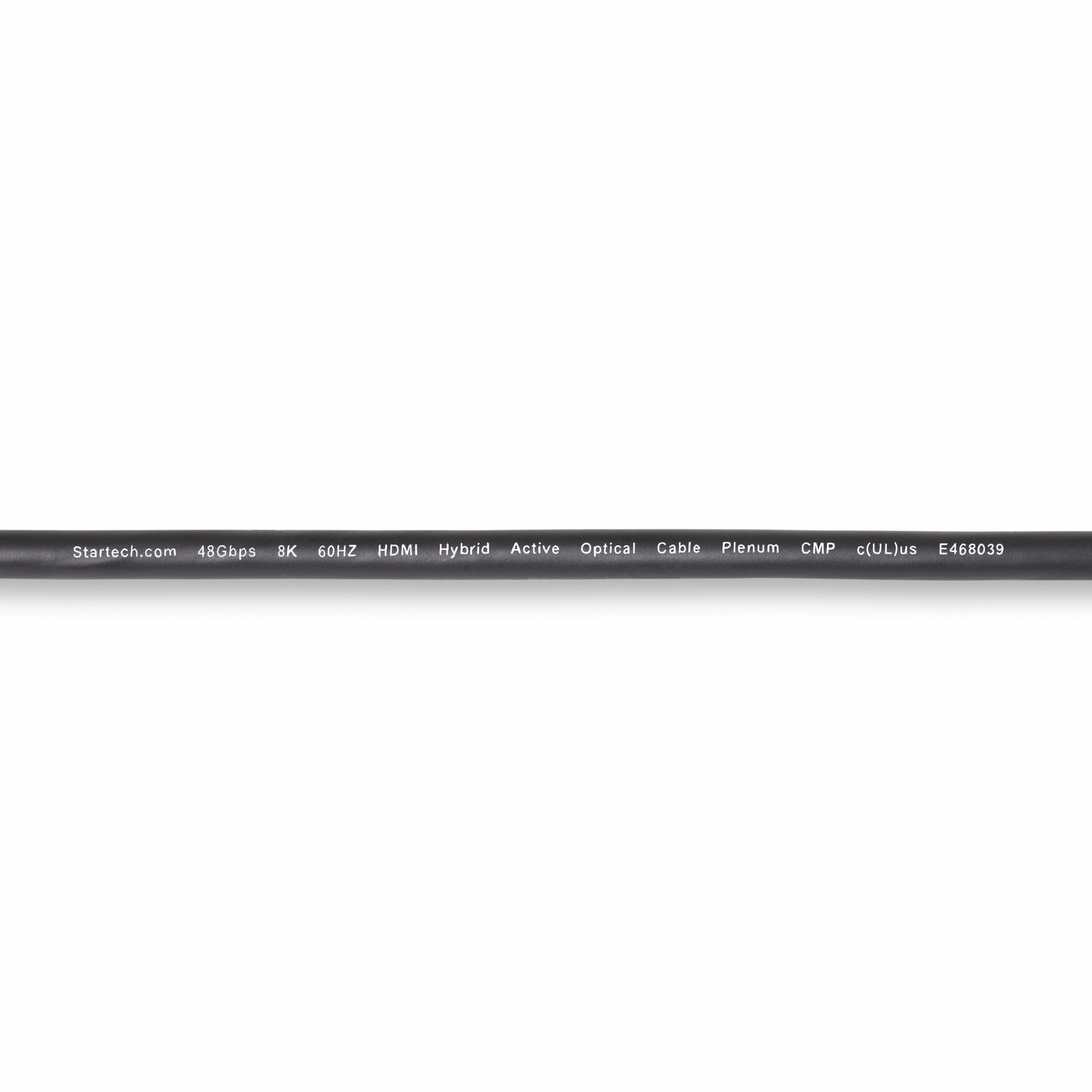 StarTech.com Câble Optique Actif Hybride (AOC) HDMI 2.1 de 15,2m, CMP Plenum, 8K 60Hz, 48 Gbps, Câble HDMI 2.1/2.0 Certifié Ultra Haut Débit