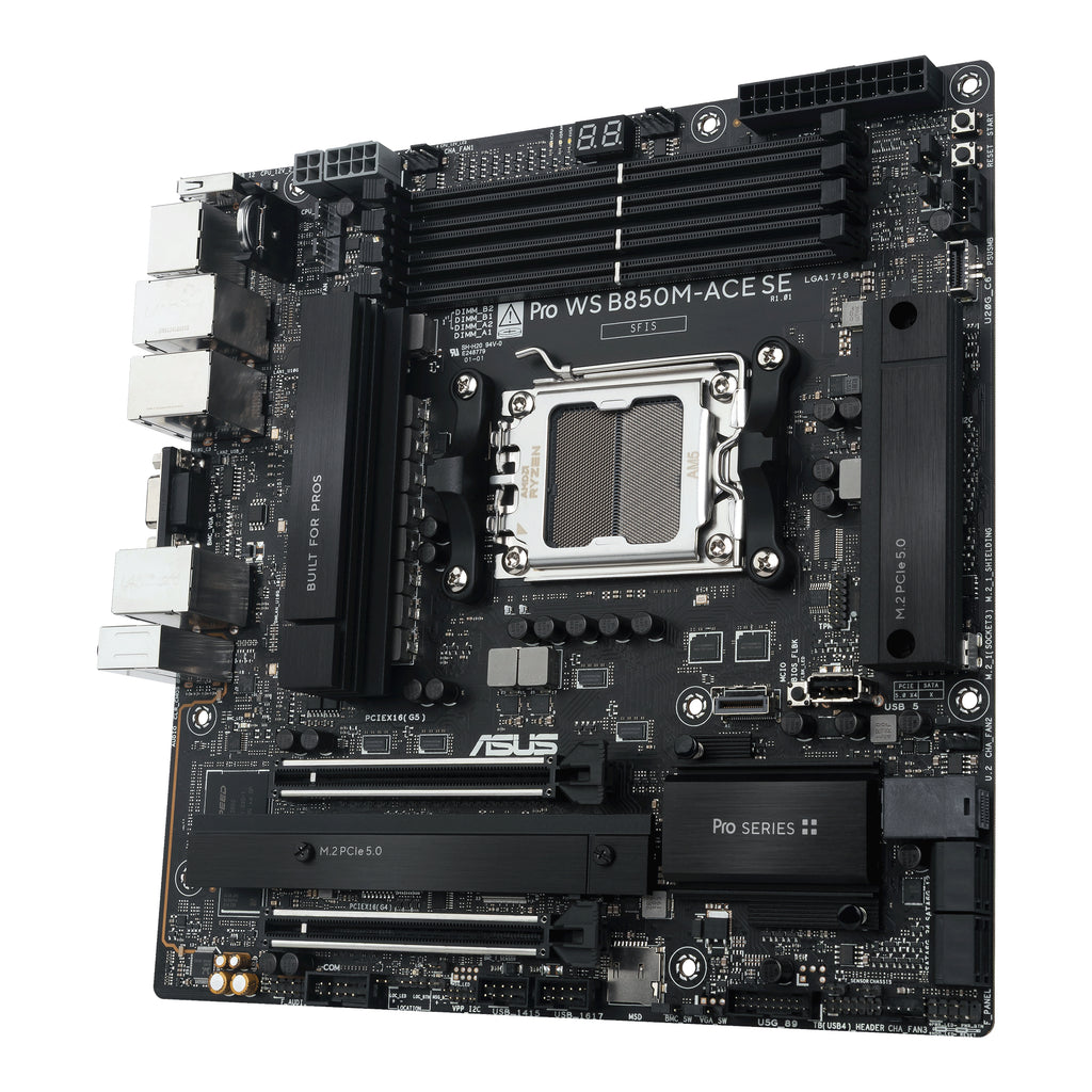ASUS PRO WS B850M-ACE SE AMD B850 Emplacement AM5 micro ATX