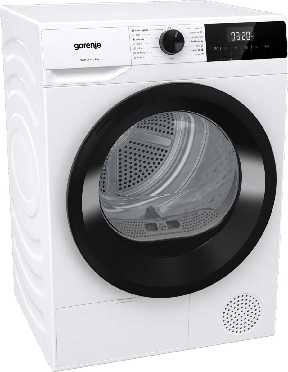 Gorenje DHNE82 sèche-linge Pose libre Charge avant 8 kg Blanc