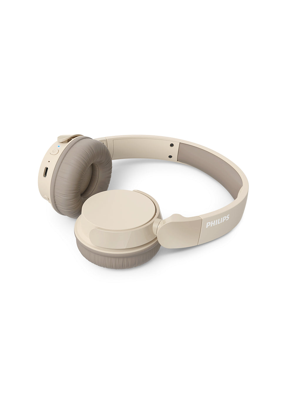 Philips TAH3209BG/00 Casque Sans Fil Bluetooth, Arceau Pliable, Beige