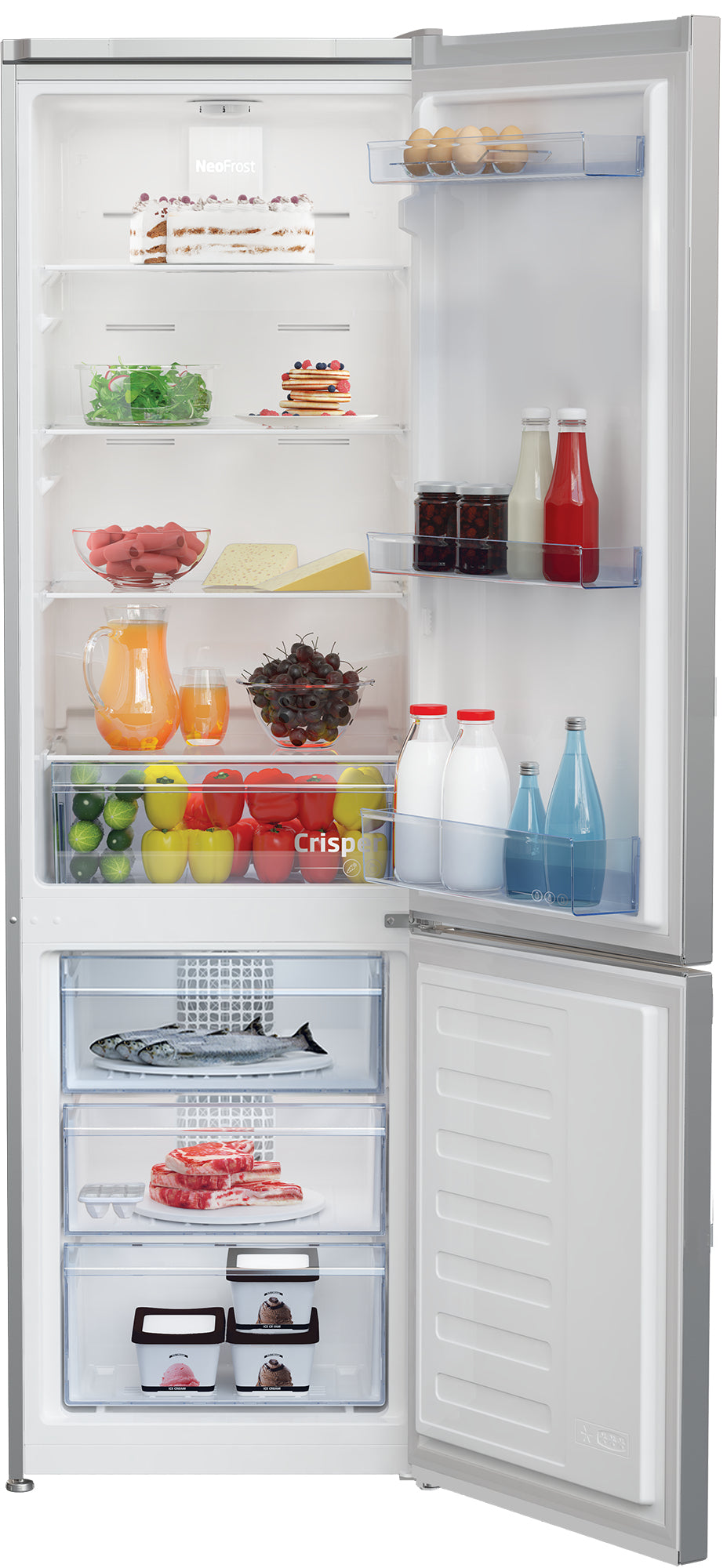 Beko RCNA305K40SN Pose libre 266 L Argent