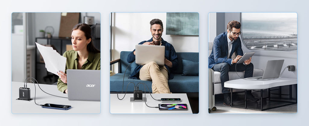 Acer ZL.ADTCC.00J chargeur d'appareils mobiles Universel Noir Secteur Charge rapide Intérieure
