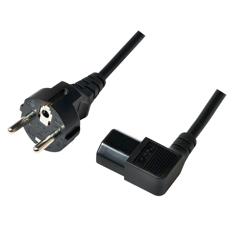 LogiLink Câble d'Alimentation CEE 7/7 vers C13, 5m, Noir