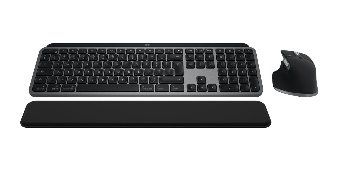 Logitech Master Series MX Keys S Combo for Mac, Ensemble Clavier et Souris Sans Fil, Layout US International