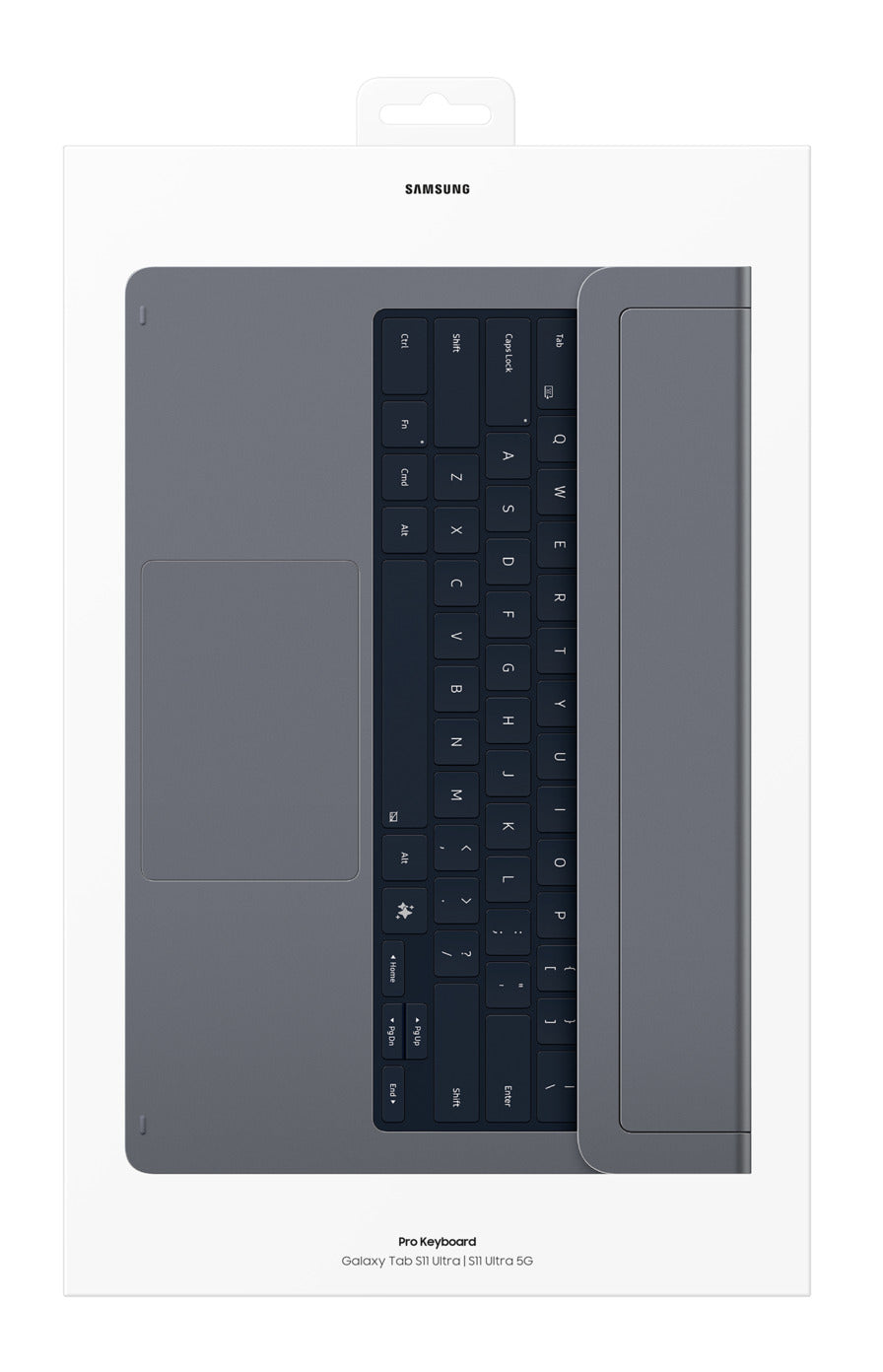 Samsung EF-DX935 QWERTY Engelsk Pogo Pin Grå