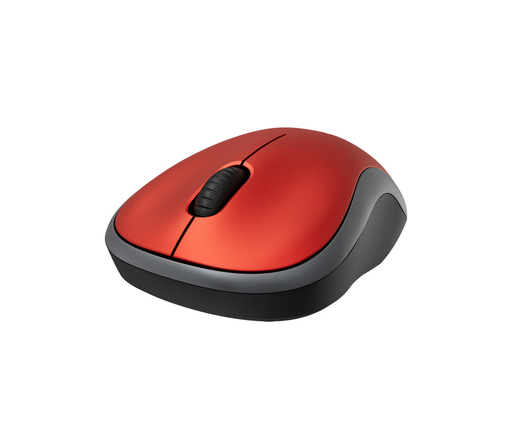 Logitech M185 Souris Optique Sans Fil, Rouge