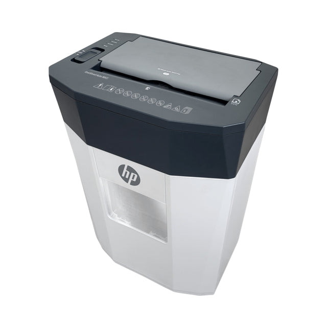 HP OneShred Auto 80CC destructeur de papier Destruction croisée 68 dB 22 cm Blanc