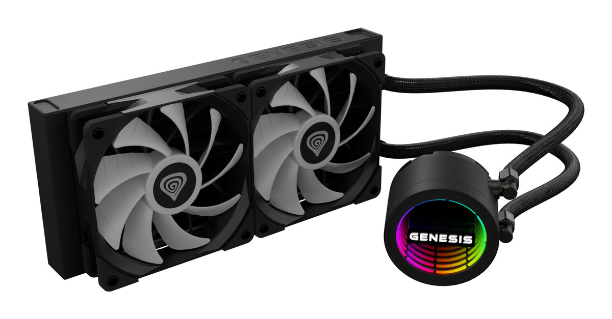 GENESIS NLG-2319 système de refroidissement d’ordinateur Processeur Refroidisseur de liquide tout-en-un Noir - vue 2